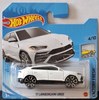 Rarität! Hot Wheels 1/64 (2021): '17 Lamborghini Urus, weiß 'Fact. Fresh' (OVP)