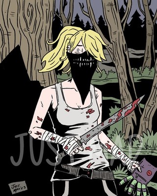 Erica Slaughter - Art Print by Justin Madson - 8 x 10 SIKTC Fan Art