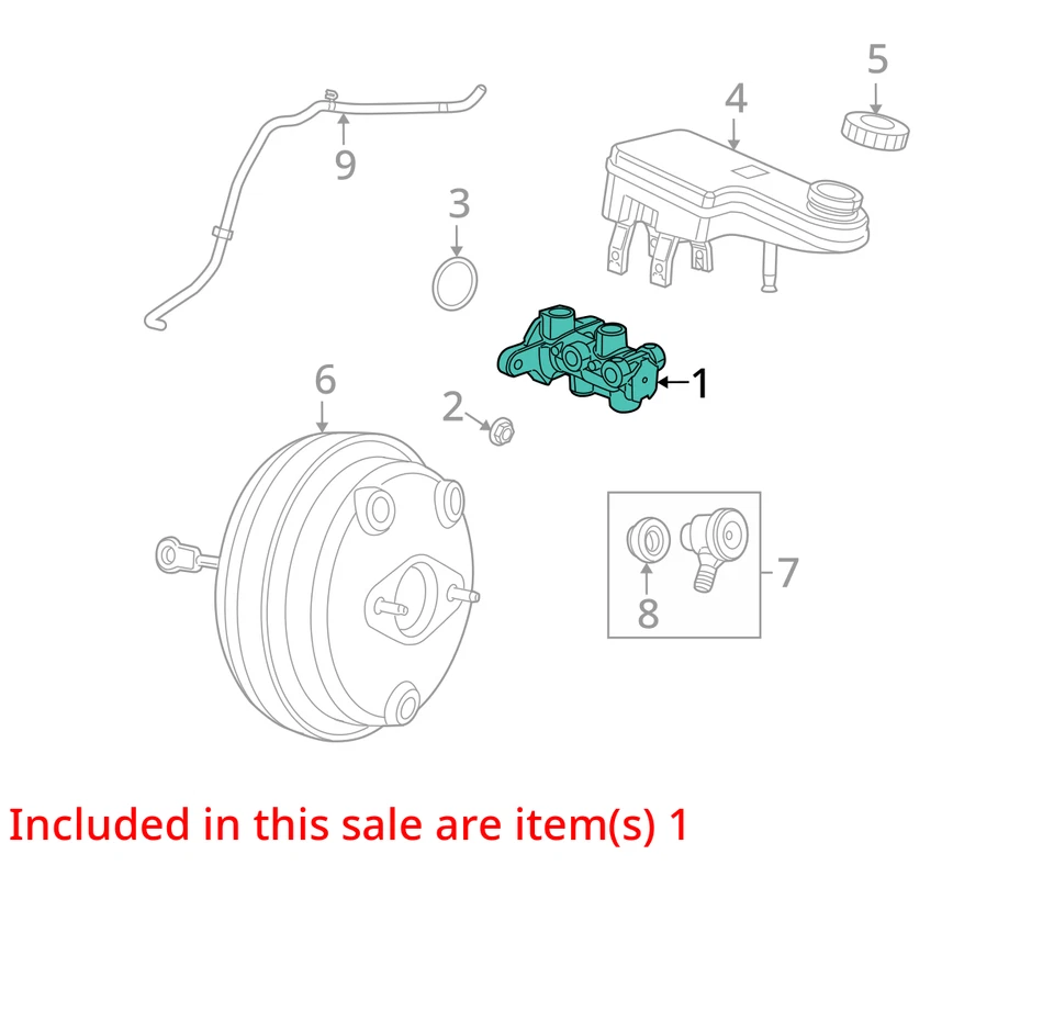 2013 Dodge Journey Brake Master Cylinder OEM 117K Miles - LKQ434082324 - Изображение 4 из 4