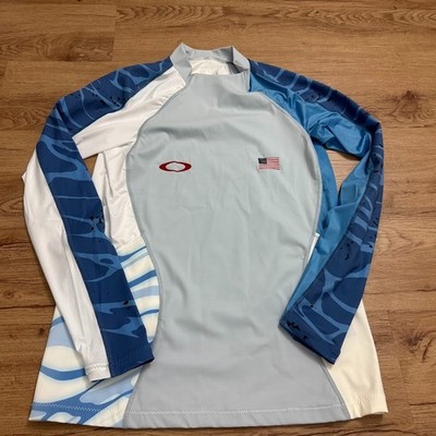 New Oakley Team USA Surf Offshore Collection Men's Rash Guard Size Large