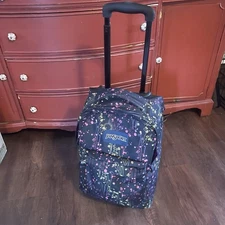 Jansport Vintage Y2K Carryon Rolling Suitcase Backpack