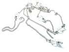 VINTAGE Designer AVON Faceted CRYSTAL Bead STATION Curb 30" Curb NECKLACE — photo 4
