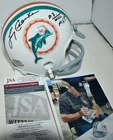 LARRY CSONKA SIGNED CUSTOM FACE MASK MINI HELMET MIAMI DOLPHINS SB VIII MVP JSA