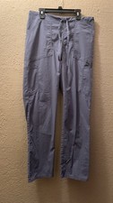 Scrubstar Scrub Pants Women s Gray Sz Sm Professional Versatile Drawstring Waist