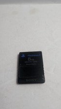 Sony PlayStation 2 Memory Card 8MB Black Official OEM PS2 MagicGate SCPH-10020