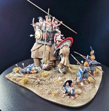 28mm Ancients Painted Carthaginian Elephant Hail Caesar Romans Warlord Games 