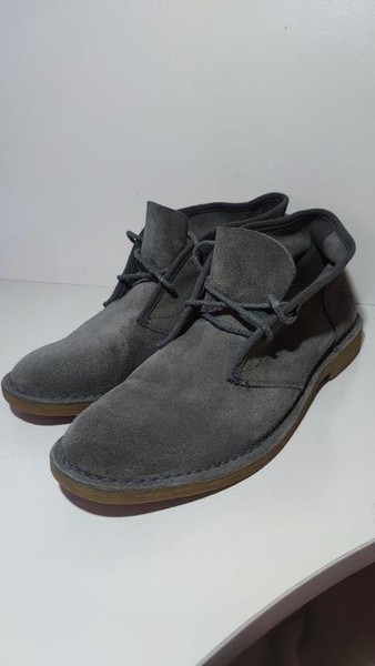 Men Timberland Boots Grey Suede 41.5