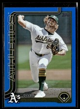 2025 Topps #445 Joey Estes Blue Rainbow Foil #/150