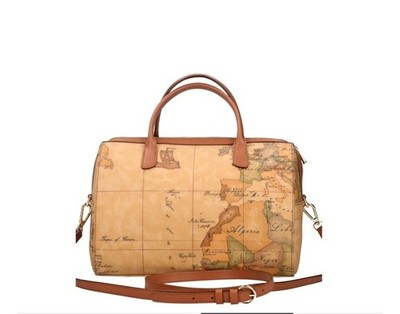 Vintage World Map Unisex Brown Travel Weekender Luggage Carry On Tote Duffel Bag