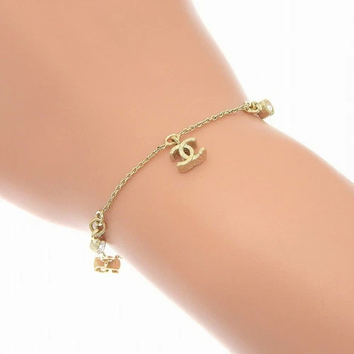 Bracciale CHANEL Coco Mark 10P strass GZl14zzv