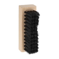 Shoe Cleaning Brush 4" x 1" Beech Wood Plastic Boot Brushes Black
