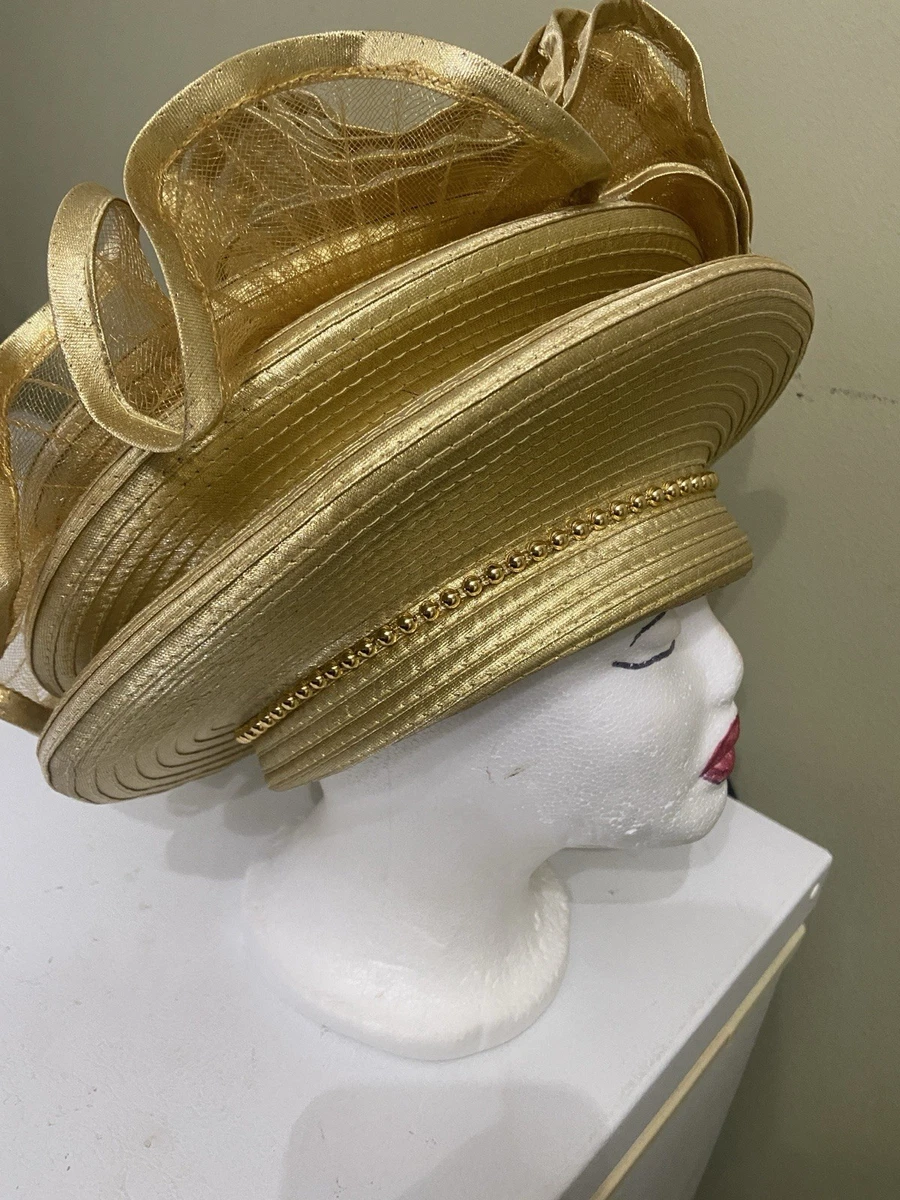 Gold Dress Vintage Hats for Women for sale | eBay