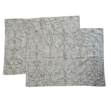 RH Restoration Hardware Italian Vintage Trellis Standard Pillow Sham Set of 2