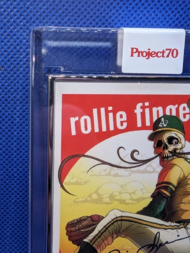 Topps Project 70 ROLLIE FINGERS #297 by Alex Pardee Artist Proof AP 18/51