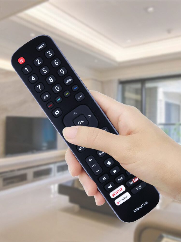Ersatz-Fernbedienung EN2X27HS Für Hisense TV - Kompatibel Mit Vielen Modellen (H65N5300, H55EA6000, H40M3300 U.v.m.)