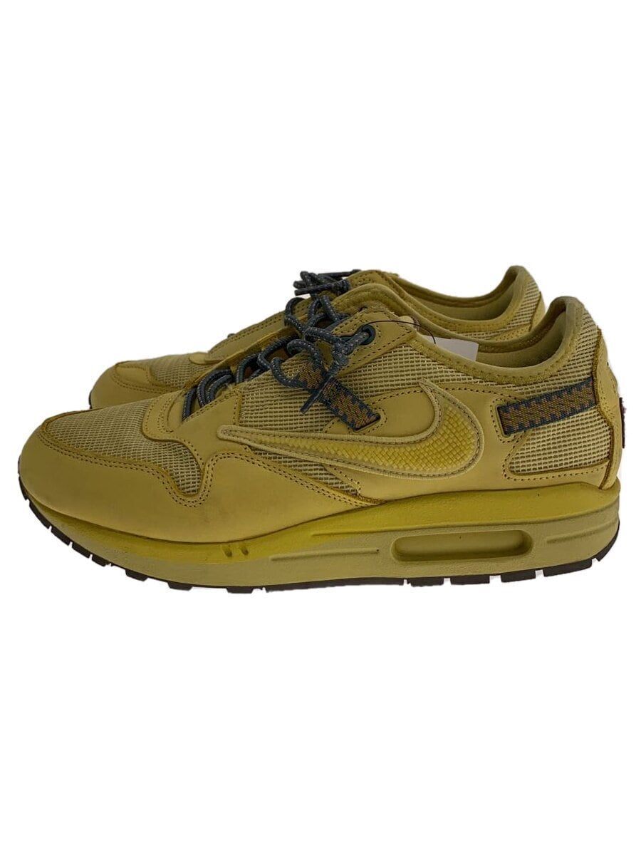 NIKE low top sneakers TRAVIS SCOTT X AIR MAX 1 27.5cm Yellow NIKE low top sneakers TRAVIS SCOTT X AIR MAX 1 27.5cm Yellow