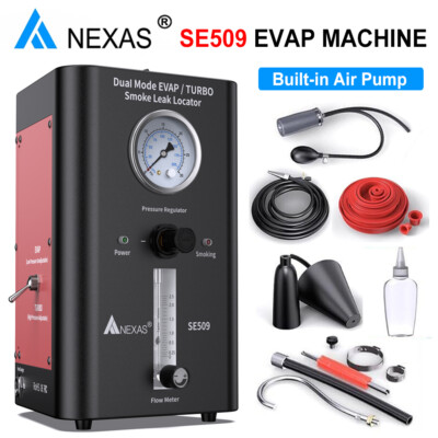 NEXAS SE509 Automotive Smoke Machine Pipe Vacuum Leak Detector EVAP TURBO Tester