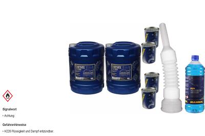 20L MANNOL Motoröl SAE 10W-40 DIESEL EXTRA inkl. Additiv Auslaufschlauch