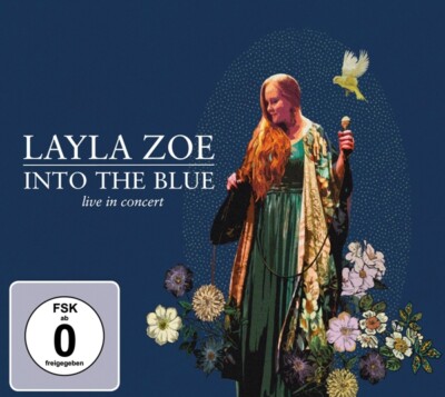 LAYLA ZOE -INTO THE BLUE -LIVE IN CONCERT (CD+BLU-RAY) CD+DVD-VIDEO-SINGLE NEU