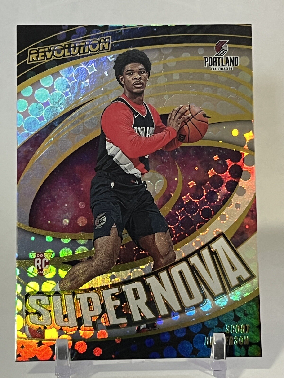 2023-24 Revolution Supernova #9 Scoot Henderson RC Portland Trailblazers