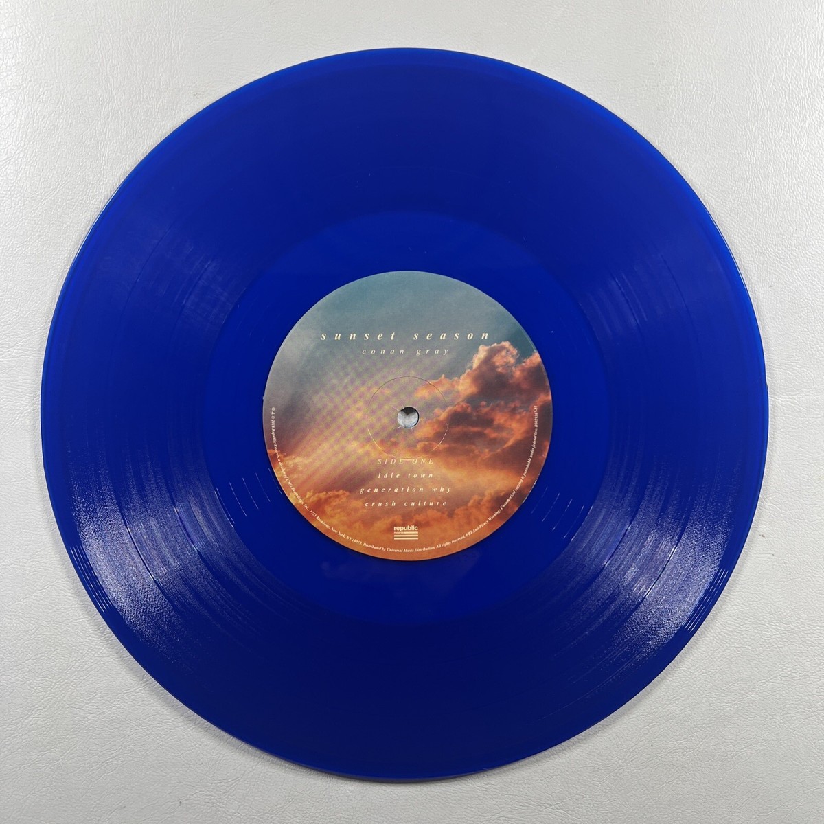 Conan Gray “Sunset Season” EP/Republic (EX) Blue Vinyl 180g 2018
