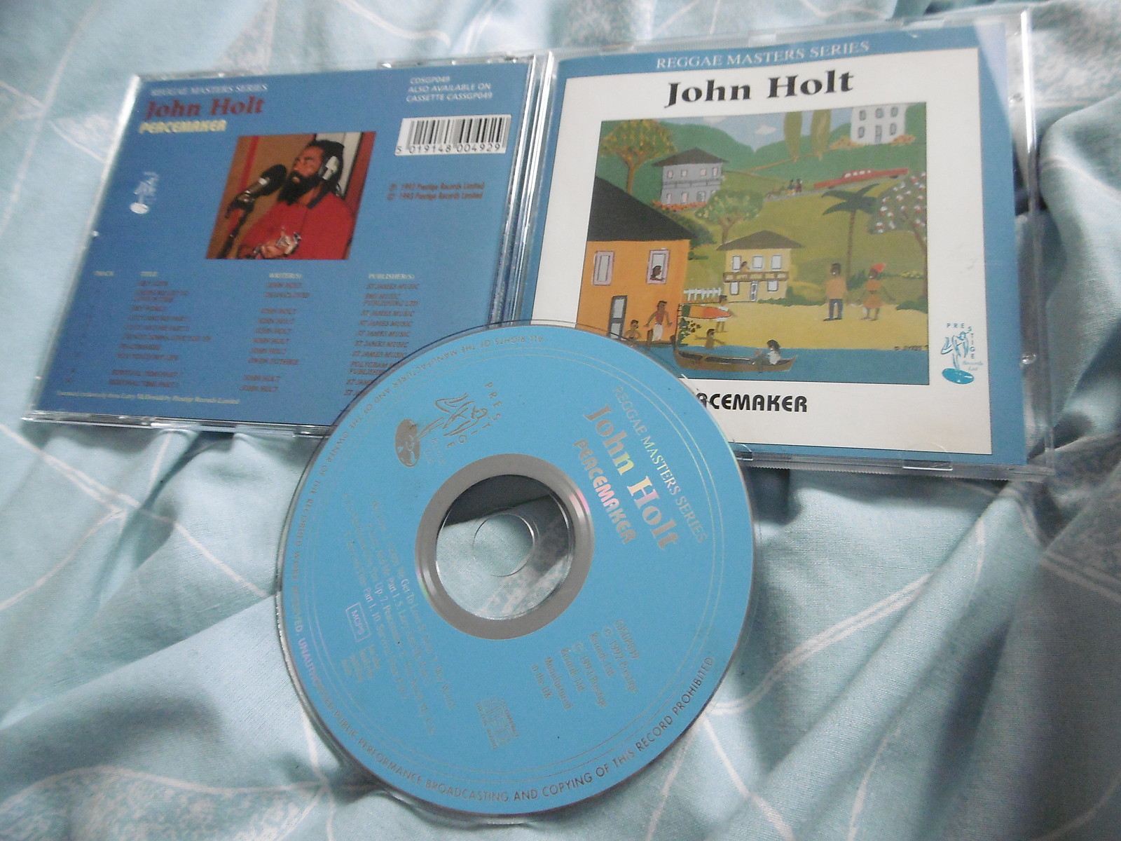 JOHN HOLT PEACEMAKER CD ALBUM REGGAE MASTERS SERIES10 TRACKS PRESTIGE RECORDS