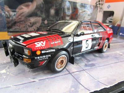 AUDI Quattro Rallye A2 Belgium Ardennes 1986 #5 Bosch Yoko 4257 Sunstar SST 1:18