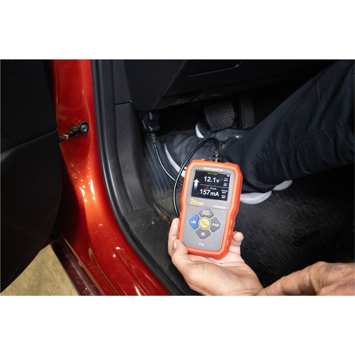 Power Probe PPDRAW Draw Monitor for Voltage, Leakage, Backup Power