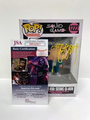 Funko Pop Lee Jung-jae (Squid Game) - Autographié Signé - Juego Del Calamar