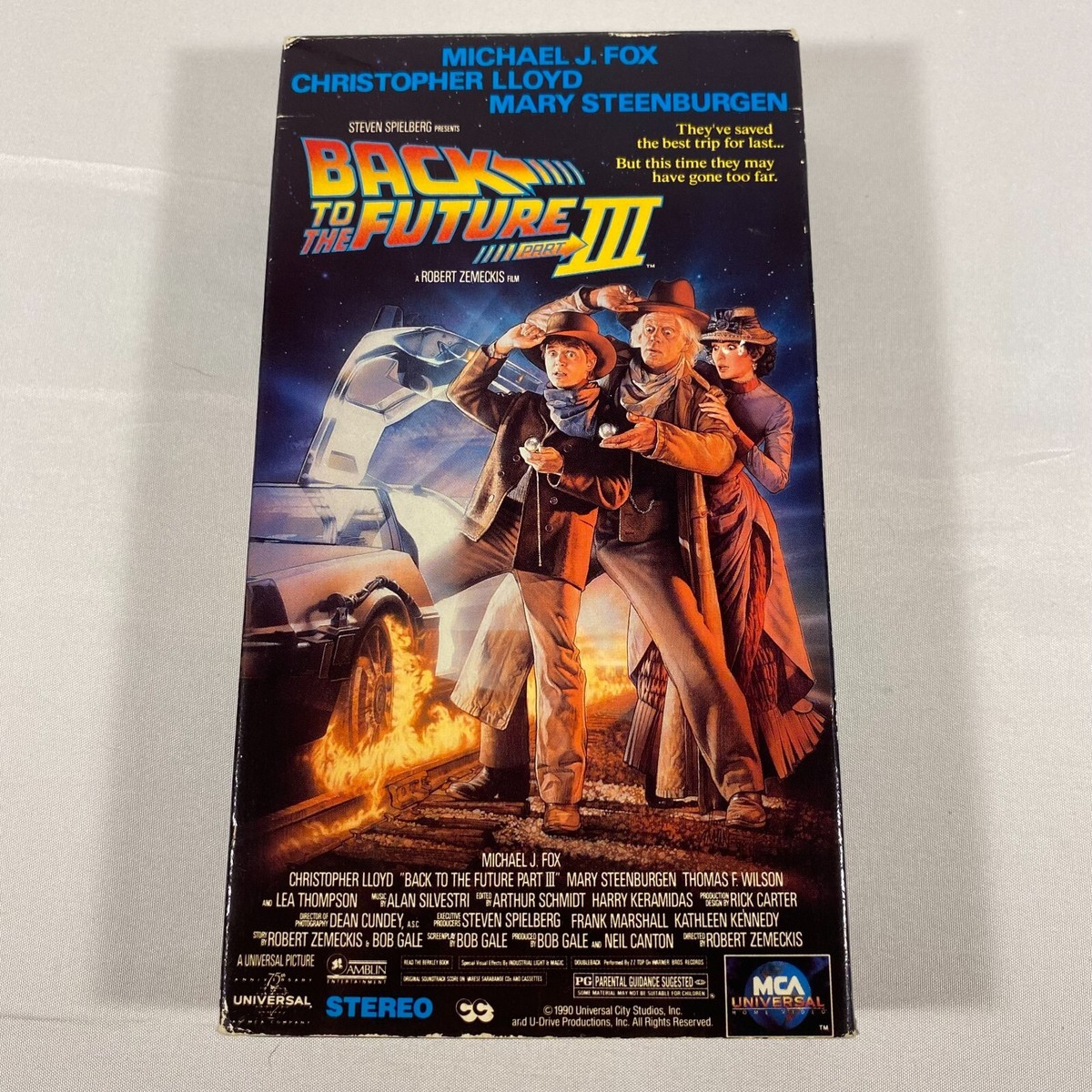 Michael J Fox Back To The Future 3 Back To The Future Trilogy Official