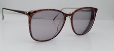 Vintage Priva Eyewear 951 9418 Brown Blue Oval Sunglasses Hong Kong FRAMES ONLY