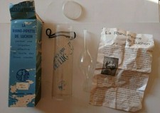 Ancien pulvérisateur nasal contre les rhumes années 1950 Rhino Pipette de Luchon