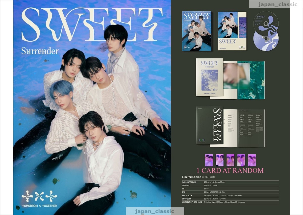 K-POP・アジア TXT TOMORROWXTOGETHER CD DVD TOMORROW X TOGETHER SWEET LIMITED EDITION CD TYPE B DVD 24P