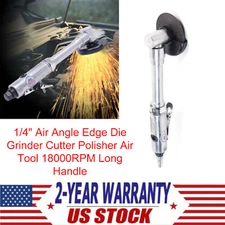 1/4" Air Angle Edge Die Grinder Cutter Polisher Air Tool 18000RPM Long Handle