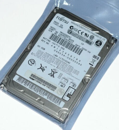 Fujitsu MHV2060AT 60GB 2.5" IDE Hard Drive Drives Work - Image 2 of 4