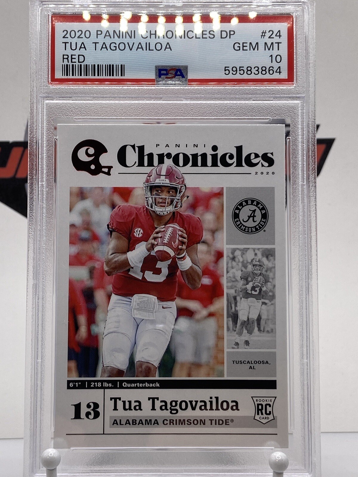 Tua Tagovailoa Panini Chronicles Draft Picks #24 Red