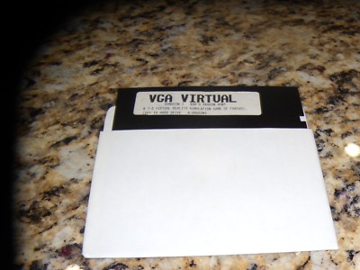 VGA Virtual Dungeon 1 Bob's Dragon Hunt PC Game on 5.25'' disk