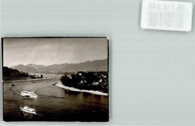 39718248 - 5463 Unkel Rheinschifffahrt vor dem Ort Foto Original aus Archiv