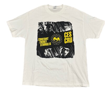 Y2K Ces Cru Rap Tee Shirt Promo Size XL White Strange Music