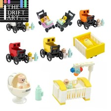 City Passeggino Mobili Carrozzina per Lego Set Blocchi Costruzioni Fai da Te