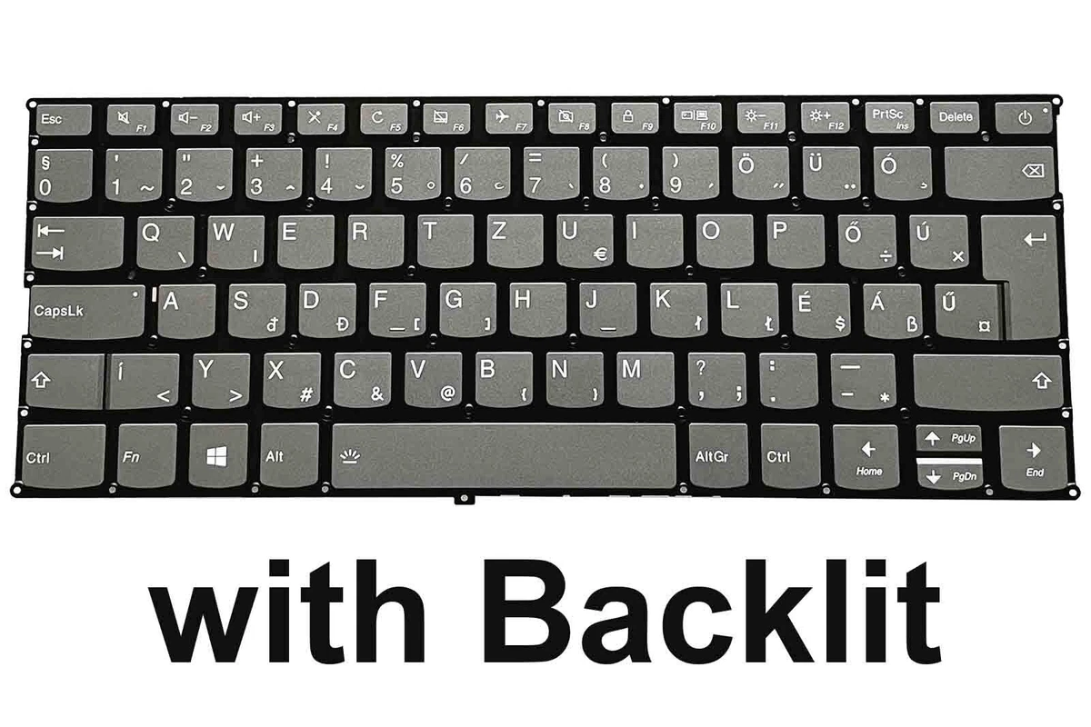 Hungarian Keyboard for Lenovo V720-14 80Y1 Laptop Backlit PC4SPB 