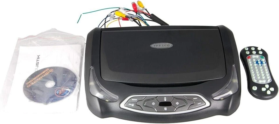 Power Acoustik PMD-103X 10.1" Wide Ceiling Mount Monitor Built-in DVD, USB/SD - Image 3 of 4