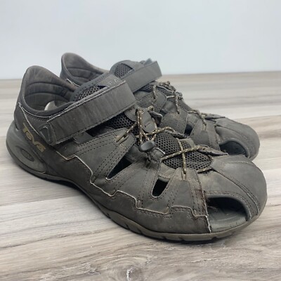 Teva Sandals Mens Size 11 Outdoor Hiking Shoes Forebay Rugged Brown Fisherman Teva Sandals Mens Size 11 Fisherman Sport Walking Hiking  main image 4