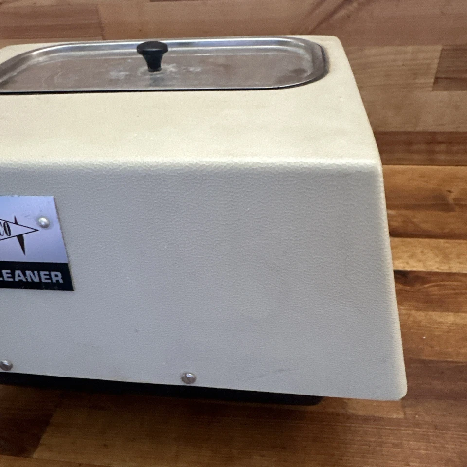 Limpiador Ultrasónico Densco Vintage Crest Ultrasonics Corp. Modelo 100 1.2Amp 115V Foto 3 de 4