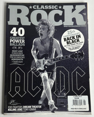 UK Classic Rock Magazine: AC/DC 25th Back In Black Anniversary Foo ...