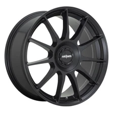 ROTIFORM DTM R168 Rim 18X8.5 5X112/5X120 Offset 35 Satin Black (Quantity of 4)