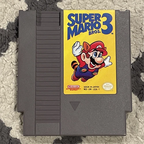 NICE Vintage Classic Super Mario Bros 3 Cartridge NES Nintendo Video Game Tested