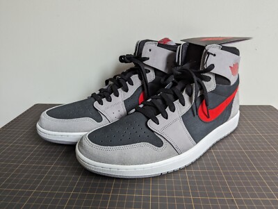 US11.5 Air Jordan 1 Zoom Comfort 2 High Cement Fire Red 
