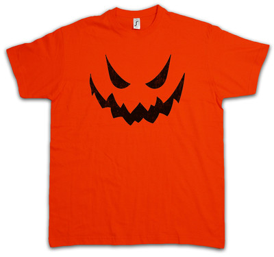 GLOWING HALLOWEEN PUMPKIN II T-SHIRT Kürbis Horror Verkleidung glühend leuchtend