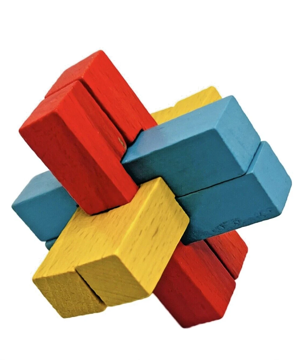 Tennis Ball - Interlocking Wooden Puzzle - Solve It! Think Out of the Box